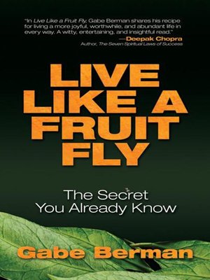 cover image of Live Like a Fruit Fly